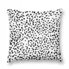 Kudde nadia - svartvitt djurtryck dalmatiska fläckfläckar prickar bw kast soffas täck soffa kuddar