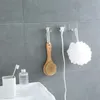 Transparent Strong Self Adhesive Door Wall Hangers Towel Handbag Hooks Plug Hook for Kitchen Bathroom Accessories