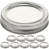 Dinnerwaren 10 -PCs Mason Jar Deckel breites Mund -Leckdosen -Konservenabdeckungen für den Ersatztinplate Home Multipurpose