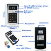 Telefon 1PCS IR RFID -kod Knappsatskamera för 4 Wire Cable Video Door Phone Doorbell Video Intercom Entry System