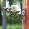 Kitchen Storage A Bird Cherry Blossom Tray With Large Cast Iron Handicraft And Decorative Wall Rack In Retro Courtyard