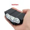 Luci USB 3XT6 LED LED BICY CHE BIKE LIGHT BIKE LIGHT LIGHT LAMPAGGIO DI CAMPIO DELLA LAMPAGGIO IN MAGLIO IN SOLO LAMPAGNO NESSUNA BATTERE