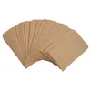 Garrafas 100pcs Kraft Paper Bag Mini Envelope Gift Sachs Candy Snack Cookie Baking Supplies Wrap 6x10cm