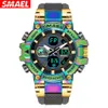 27 Smael Cool Fashion Sports Multi Functional Alloy Men's Electronic Watch Tiktok