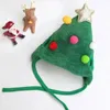 Dog Apparel Christmas Hat Pet Santa Costume Antler Festival Holiday Accessory For Small To Medium Dogs And Cats