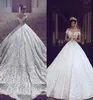 Underbara 2019 Special Lace Ball Gown Wedding Dresses Princess Off The Shoulder Puffy Chapel Train Bridal Gowns Luxury Custom Made 6059091