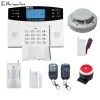 Kits säkerhetsskydd WiFi GSM Alarm System Wireless Wired Detector Alarm Tuya Smart Home Security System Tangentbordskärm