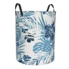 Laundry Bags Waterproof Storage Bag Camouflage Tropical Plants Household Dirty Basket Folding Bucket Clothes Toys Organizer