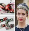 Nowy jedwab bardzo miękki opaski na głowice kobiety moda marka projektantka Bloom Flower Bird Elastic Hairband Girl Ladies Headwraps7039922