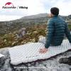 Gear NatureHike R5.8 Thermal Selfiating Mat 20D Nylon Ultralight Iatable Mattress Camping Sleeping Pad 1p Sleeping Mat