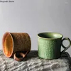 Tazze giapponesi di caffè fatti a mano in giapponese e set da tè pomeridiano set fatto a mano piccolo latte espresso squisito