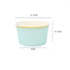 Disposable Cups Straws 10pcs Color Round Packaging Food Container Dessert Birthday Party Wedding Favors Cake Pudding Jelly Paper