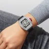 15 kwai tiktok, tendenza, fortuna, orologio, maschio, all star, set di diamanti, quadrante rotante, orologio in quarzo impermeabile 55