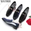 Vestido tênis de vestido homens elegantes casamento penteado formal dessinger masculino sepatu slip on Pria erkek ayakkabi