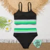 Couche de maillot de bain Trim Girl Swimsuit Kids Sport Two Piece Children's Swimwear 714 ans Bikini Teenage Set Girls Bathing Chack Backwear 2022