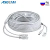 Systeem Hoogwaardige RJ45 Extension Cable Ethernet IP Camera Video DC Power Cat5 Internet CCTV Netwerk LAN CORD POE Surveillance Camera