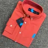 Little Horse Mens Shirt Polo Polos Long Sleeve Business Autumn Leisure Men Must Lose Loose Current 28ess
