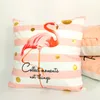 Kissen rosa Abdeckung Flamingo Ananas Hülle für Sofa Couch Bett Home Decor 45 45 cm Mädchenzimmer