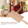 Baking Tools Non Stick Pasta Board Pappardelle Noodles Gnocchi Making Wooden Spaghetti Shaping