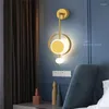 Lampe murale au chevet moderne simple créativité nordique luxe de luxe