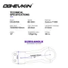 Ogevkin BS004 Pro T1000 Kohlenstoffstamm 10 Grad 318 mm Roadbike Positives und negativer MTB -Fahrradteile 240325