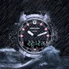 Watches GEMINI Smart Watch Double Display Sports Watch Altimeter Barometer Compass Waterproof Weather Forecast LED