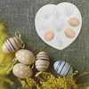 Decorative Figurines Egg Platter Easter Serving Ceramic Dish For Home Restaurant
