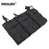 Tassen Tactical Modular Triple Open Top Magazine Molle Pouch Airsoft Military Paintball Gear Vest Accessoire Pack voor G36