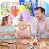 Opakowanie na prezent 100 szt. Torby Kraft Silverware Party Favor Bag Koperty Merchandise na przekąskę Cookie Popcorn Candy Sandwich