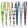 Keychains FI53 Leuke dierenstrap Keychain Neck Lanyard voor studentensleutels Lange telefoonhangende ornamenten anti-lost hang geschenken