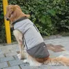 Hondenkleding waterdichte jas reflecterende huisdieren winterlagen dubbele kanten met kraag en riemgat voor woonkamer kamperen