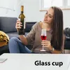 ワイングラスカクテル220mlクリスタルシャンパンフルートフラワーゴブレットカップの内側のバラ
