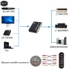 Konverter 5.1 Kanal Digital bis analoge Stereo AC3 Audio -Konverter Optical SPDIF Koaxial Aux zu 6 RCA -Sound -Decoderverstärker