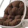 Oreiller swing chaise d'oeuf suspendu matelas de panier intégré les coussinets de siège intégrés balcon jardin de patio arrière