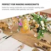 Fleurs décoratives 2 pcs Floral Metal Wreath Desktop Stand Decoration Décoration Hoop pour la pièce maîtresse Home Ornement Supplies Crafts