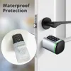 Módulos Zemismsart Tuya Ble Smart Digital Lock Diy Cylinder Lock Electronic App Chave CARTA IC Senha desbloqueio para o apartamento