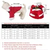 Dog Apparel Q1JA Pet Costume Funny Christmas Santa Party Cosplay Dress Accessories