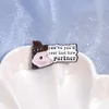 Je hebt je laatste Haw -partner Email Pin Cartoon Cowboy Hat Rat Broche Rapel Badge Badge Sieraden Gift Accessories