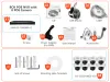 System HikVision 4K 8ch 8MP IP Camera Security Kit DS2CD2186G2ISU NVR DS7608NXII2/8P/S POE CCTV Video Recorder Surveillance System