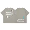 Broken Planet koszulki Projektowanie T-koszulki Pianka Pianka nadrukowana okrągła szyja T-shirt krótkie rękodzie