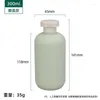 Liquid Soap Dispenser Self-Serving Lotion Bottle 300ml Avocado Body Wash Clamshell Press Travel Shampoo