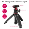 Monopods Ulanzi MT50 Magnetic TripoD för DJI Osmo Action 3 Justerbar stativ Snabbfrisläppande stativ ballhead