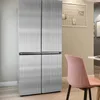 Adesivos de janela adesivos de parede à prova de óleo de prata Fridge Decorativa Film Cozinha Decoração Home Auto Adesivo Metal escovado