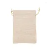 Gift Wrap 120 Pcs Burlap Bags With Drawstring Bag Jewelry Pouches For Wedding And Party Favors DIY Craft