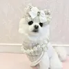 Köpek giyim küçük malzemeler evcil hayvan tatlı parti tükürük havlu köpek sevimli desinger bowknot saç tokası kedi aksesuarları chihuahua kaniş maltese