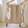 Ręcznik różowy wafl wanna bawełniana bawełniana relief twill dorośli dla domowej łazienki kobiety owinięte szybkie suche ponadgabarości