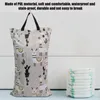 Storage Bags Large Wet Diaper Bag Portable For Born Nappy Washable Beach Pool Gym Baby Fabric With Zipper