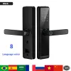 Lock DIOSSO Fingerprint Door Lock WiFi Bluetooth TUYA APP Electronic Lock Digital Smart Card Tags Hotel Lock