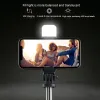 Monopoden Ruzsj L02S Wireless Bluetooth Handheld Gimbal Stabilisator Mobiltelefon Selfie Stick Stativ mit Fill Light Shutter für iPhone 14