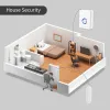 Dedektör Kablosuz Kapı Açık Zil Giriş Uyarısı 48 Zil Sesleri Alarm 2 Manyetik Sensör ve Ev Ofis Mağazası için 1 Alıcı Güvenlik Sistemi